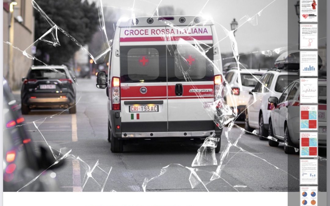 CROCE ROSSA ITALIANA: IL 68,41% DELLE AGGRESSIONI AGLI OPERATORI AVVIENE DURANTE IL TRASPORTO IN AMBULANZA