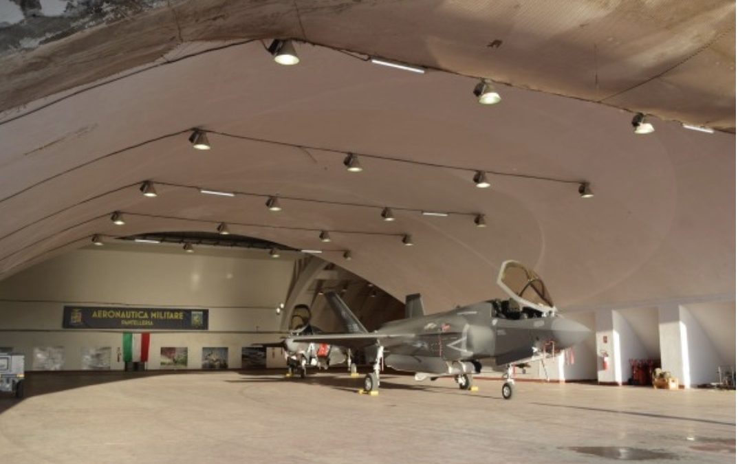 PANTELLERIA:BASE AEROPORTUALE DI ECCELLENZA NELL’ASSISTENZA AI VELIVOLI MILITARI PER IL PRE E  POST VOLO
