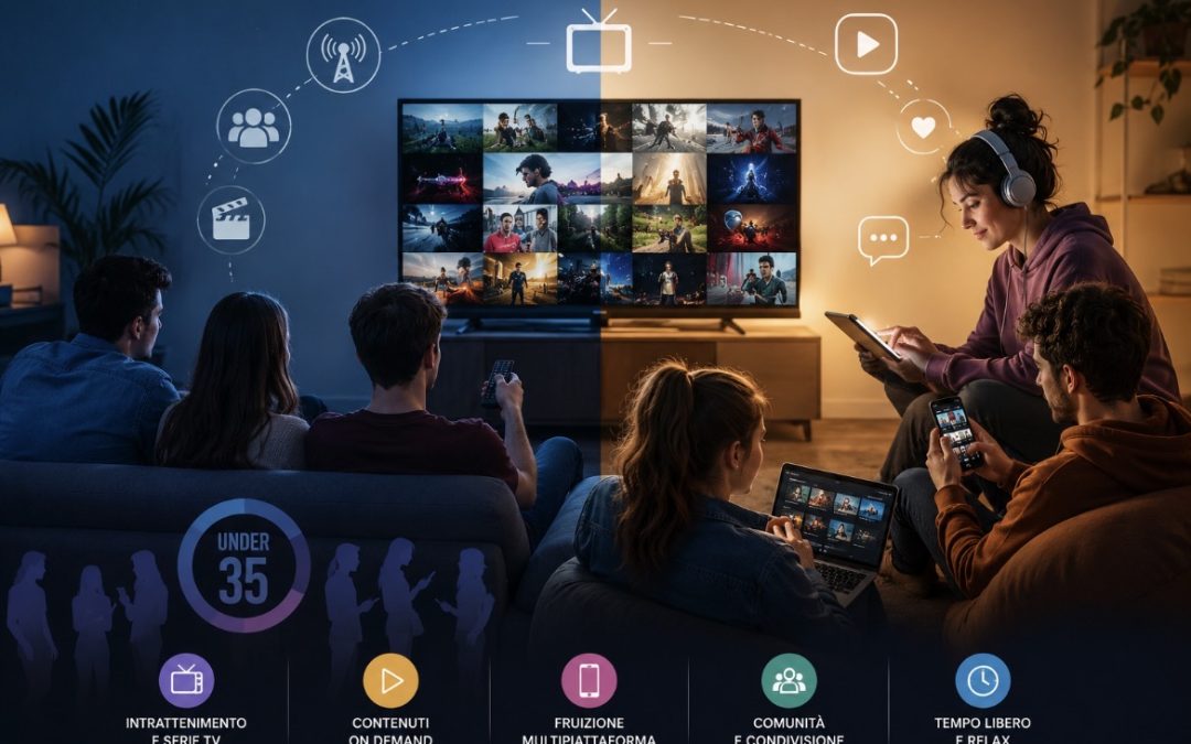 LA TV CONTINUA AD ATTRARRE I GIOVANI UNDER 35