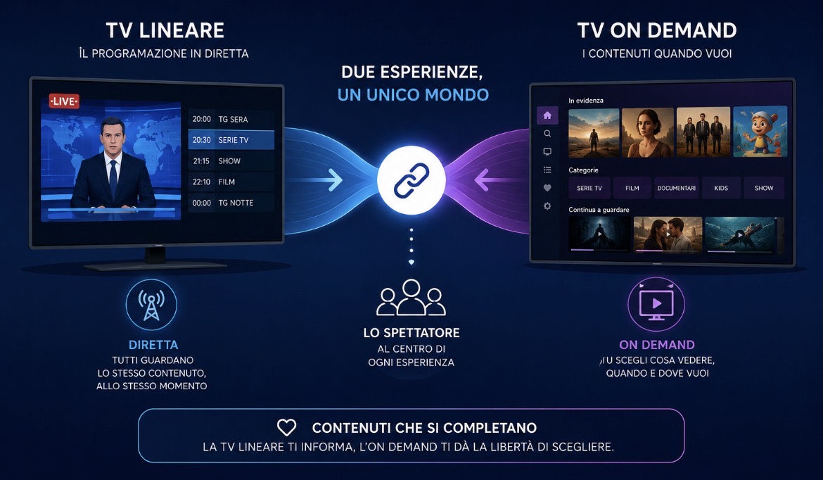 TELEVISIONE LINEARE E TV ON DEMAND: CONTRAPPOSIZIONE O COMPLEMENTARIETÀ