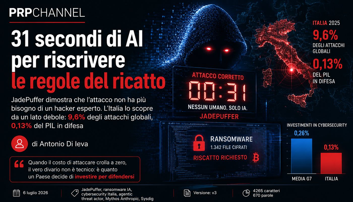 31 SECONDI DI AI PER RISCREVERE LE REGOLE DEL RICATTO