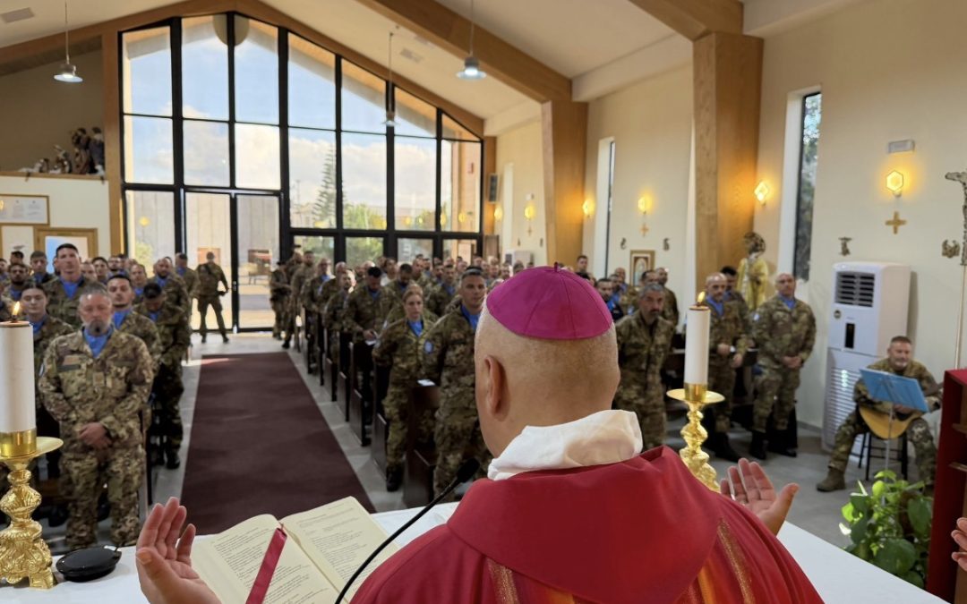 L’ORDINARIO MILITARE IN VISITA AL CONTINGENTE ITALIANO IN LIBANO