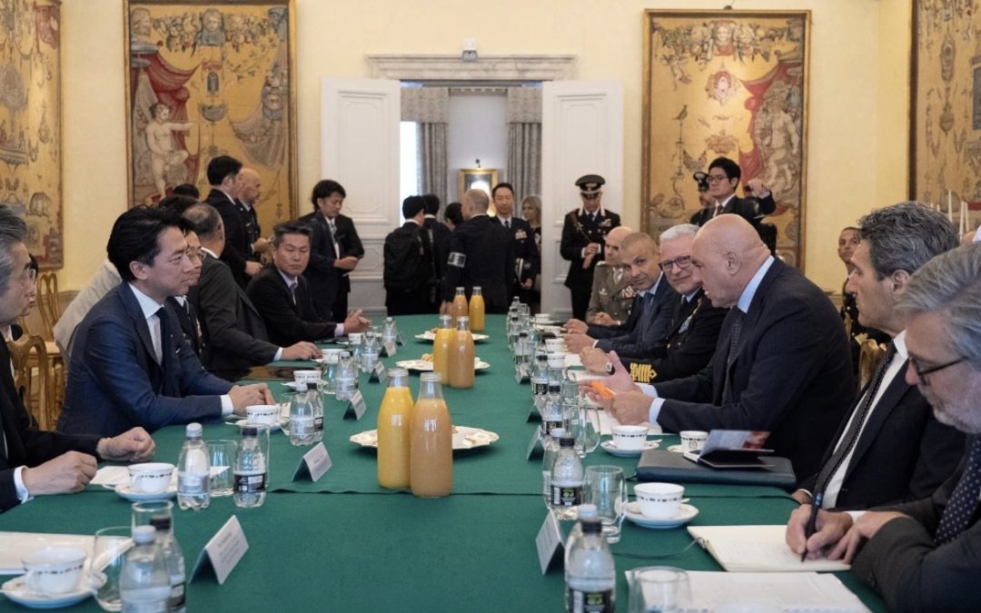 ITALIA E GIAPPONE, VISIONE COMUNE SU SICUREZZA E STABILITÀ
