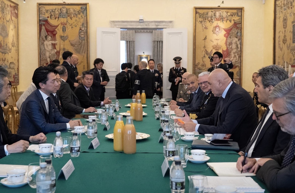 ITALIA E GIAPPONE, VISIONE COMUNE SU SICUREZZA E STABILITÀ