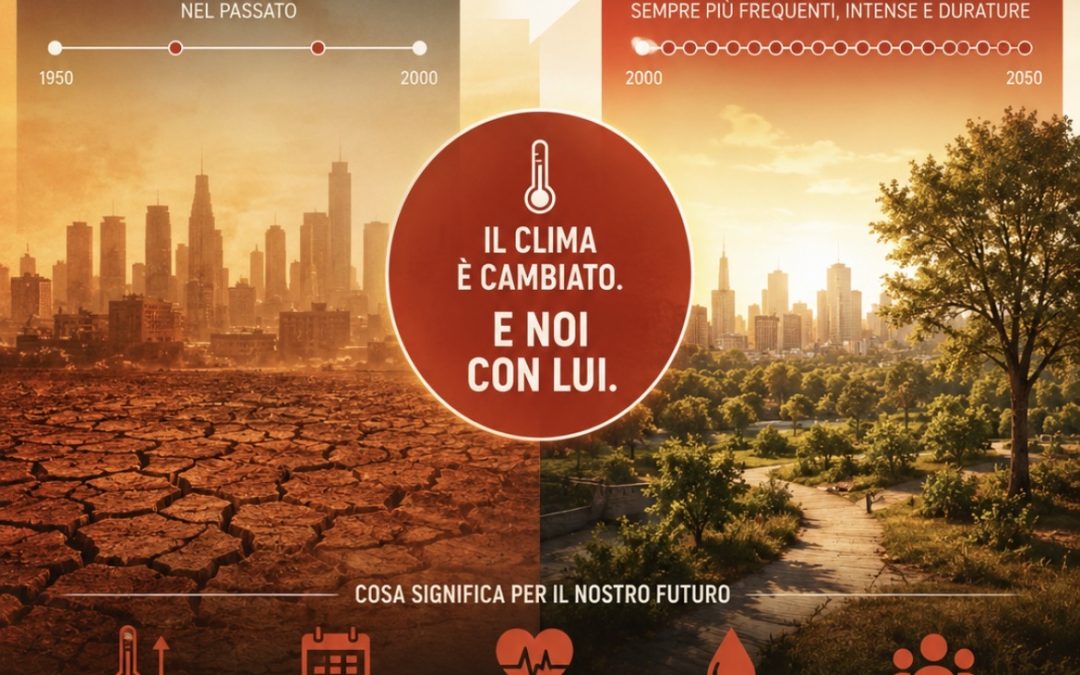 NON È UN CALDO ECCEZIONALE, È LA NUOVA NORMALITA’ CLIMATICA