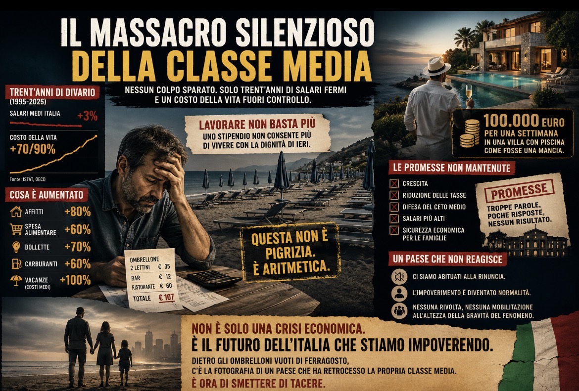 IMPOVERIRE LA CLASSE MEDIA IMPOVERISCE IL PAESE 