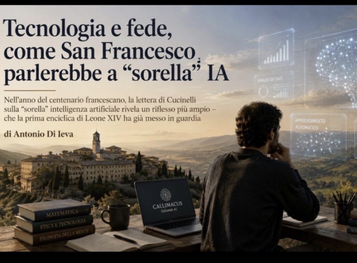 TECNOLOGIA E FEDE, COME SAN FRANCESCO PARLEREBBE A “SORELLA” IA