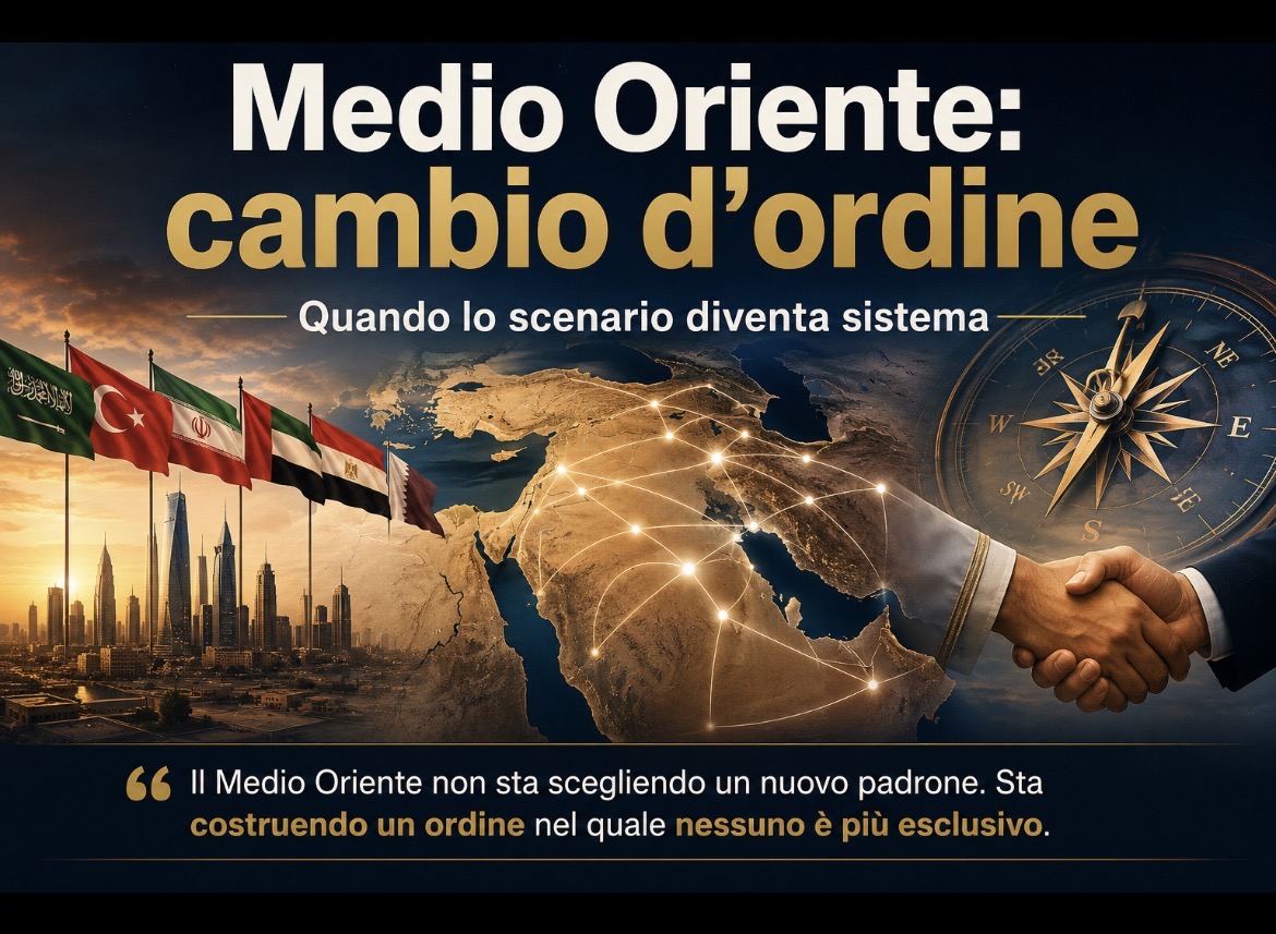 MEDIORIENTE: CAMBIO D’ORDINE. QUANDO LO SCENARIO DIVENTA SISTEMA