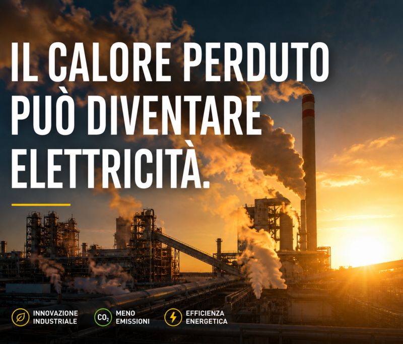 IL CALORE CONSUMATO PUO’ DIVENTARE ELETTRICITA’