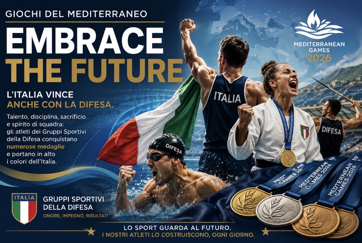 “EMBRACHE THE FUTURE”: L’ITALIA VINCE ANCHE CON GLI ATLETI DELLA DIFESA