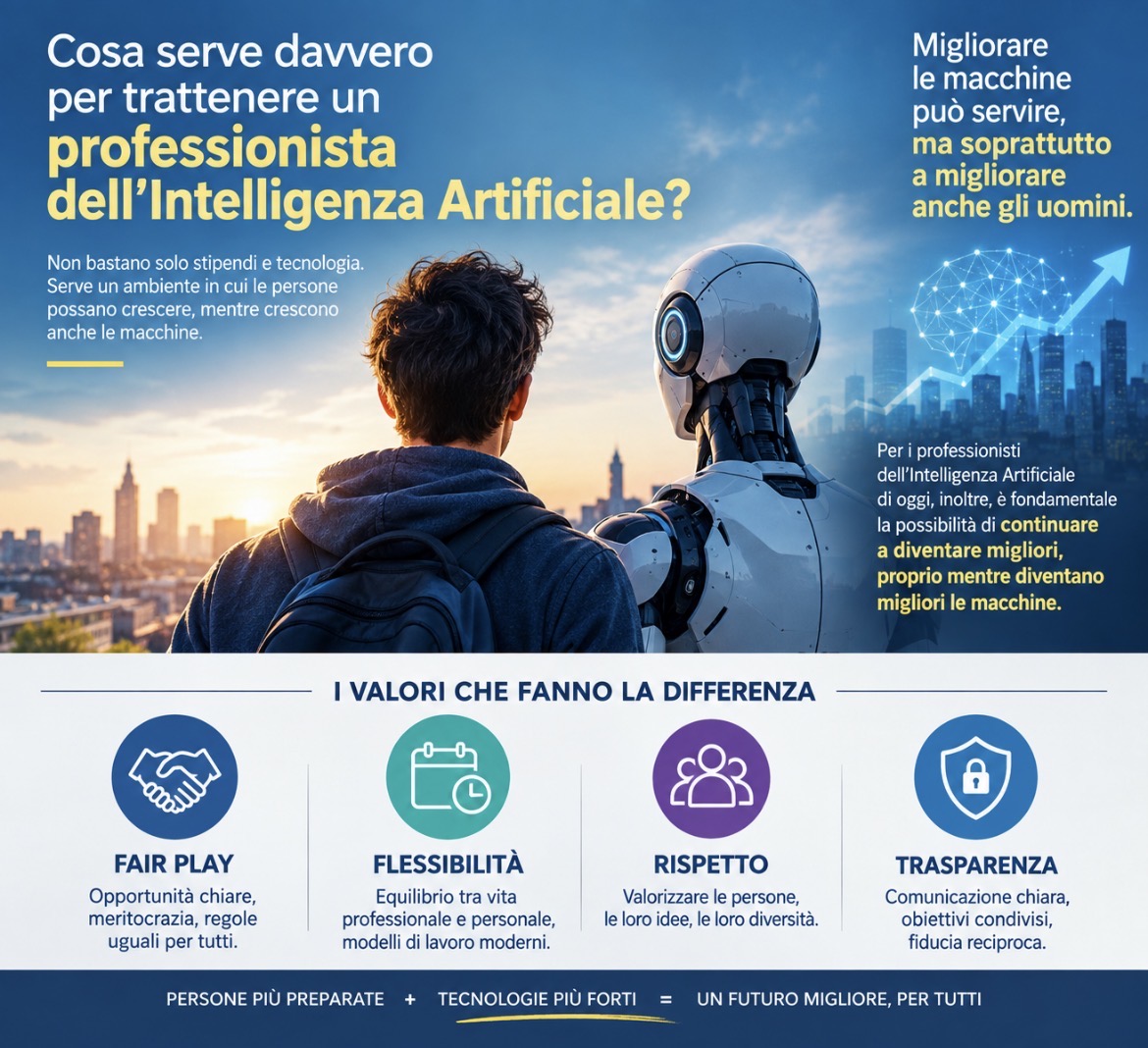 MIGLIORARE LE MACCHINE PUÒ SERVIRE A MIGLIORARE ANCHE GLI UOMINI