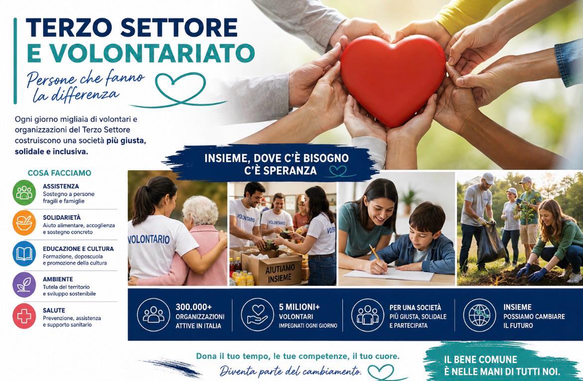 TERZO SETTORE PER CAMBIARE L’ITALIA: A REGGIO EMILIA IL LABORATORIO NAZIONALE